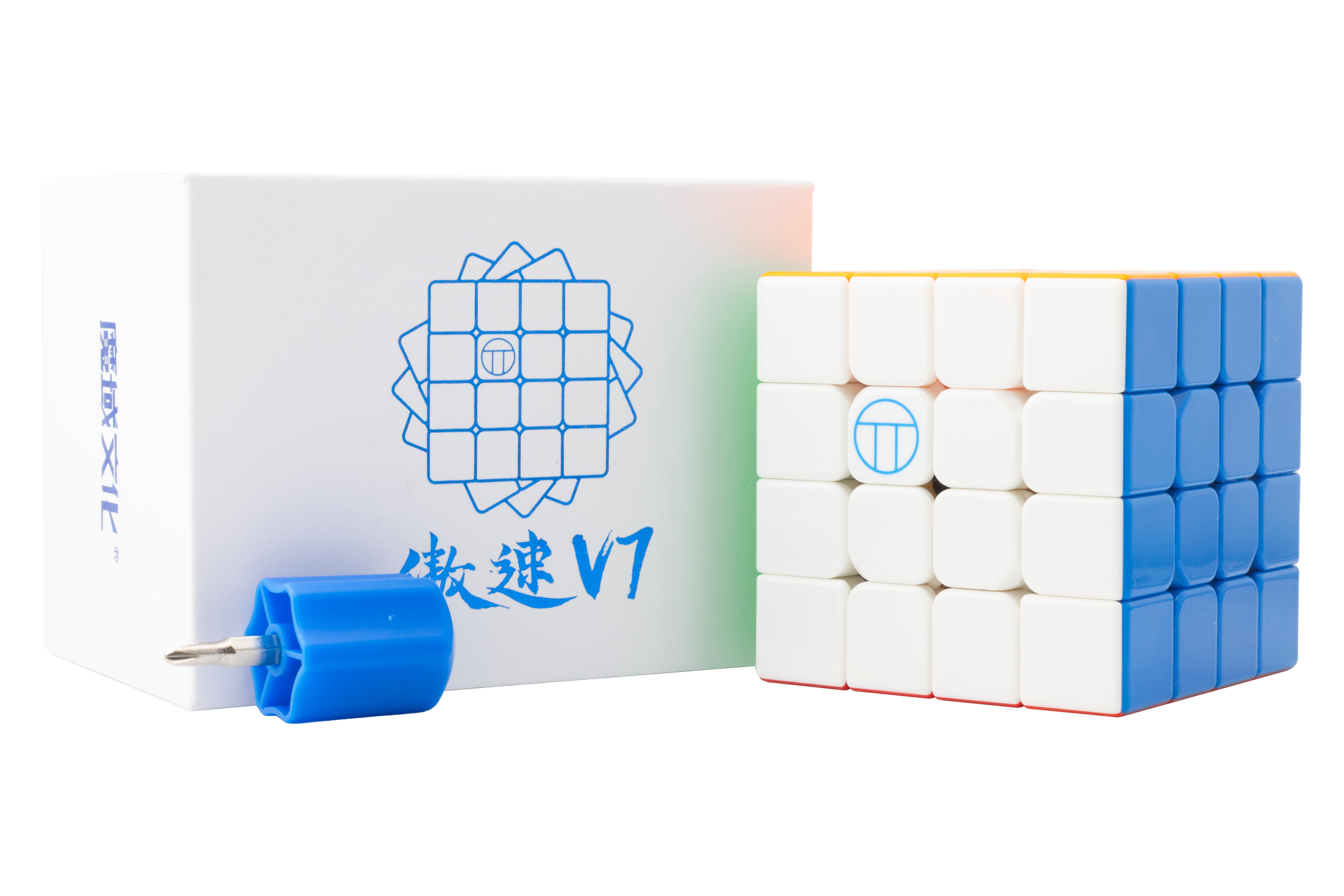 MoYu AoSu V7 4x4 (Double-Track + UV Special Edition) - Stickerless