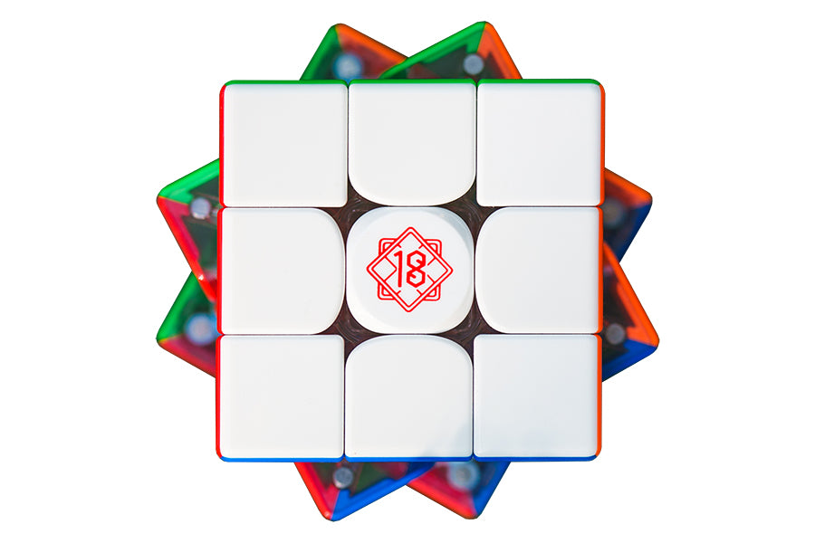 MoYu Super WeiLong 3x3 V2 AI (20-Magnet Ball-Core + MagLev) - 18th Anniversary Edition - Stickerless