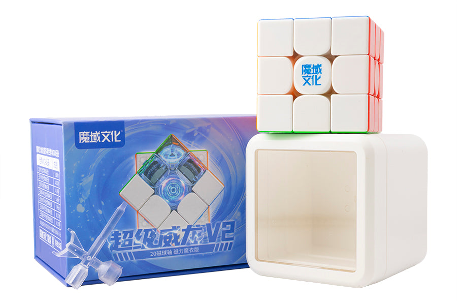 MoYu Super WeiLong 3x3 V2 (20-Magnet Ball-Core + UV) - Stickerless