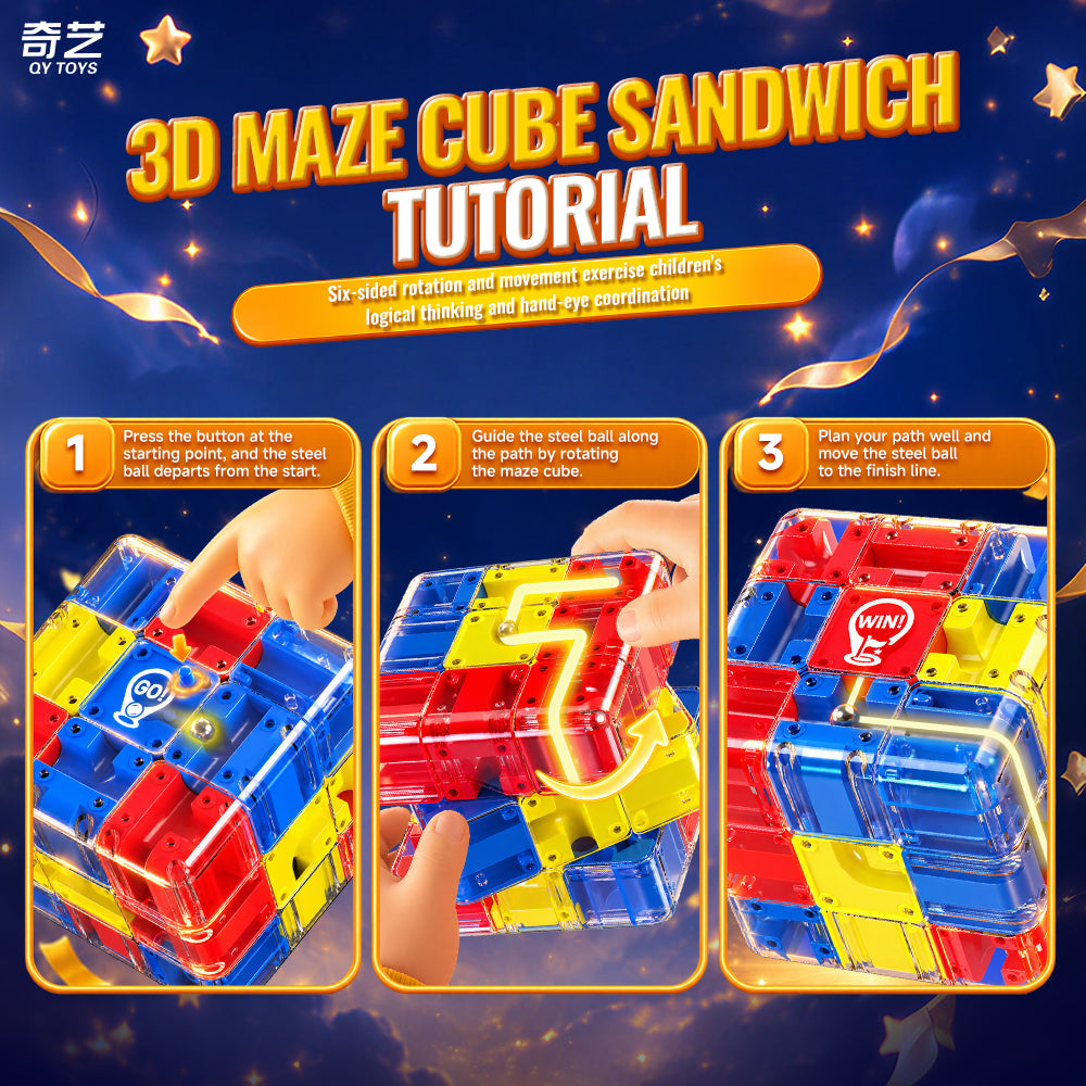 QiYi Maze Sandwich Cube 3x3