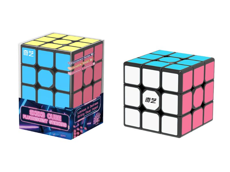 QiYi 3x3 (Glow in the Dark Stickers) – TheCubicle