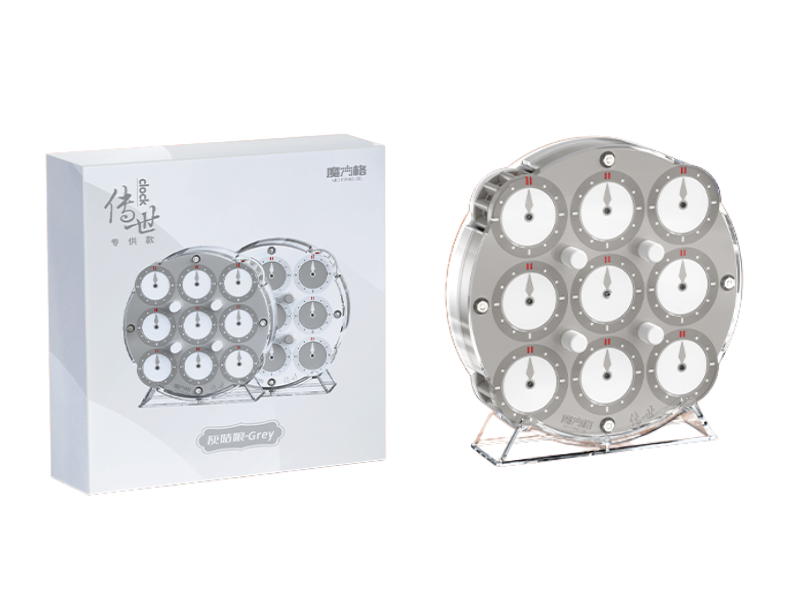 QiYi Magnetic Clock (Grey - Limited Edition) – TheCubicle QiYi Magnetic Clock (Grey - Limited Edition) – TheCubicle