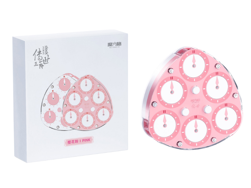 QiYi Triangle Clock (Magnetic) - Pink