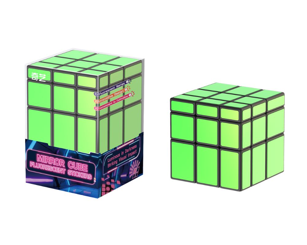 QiYi 3x3 Mirror (Glow in the Dark Stickers)