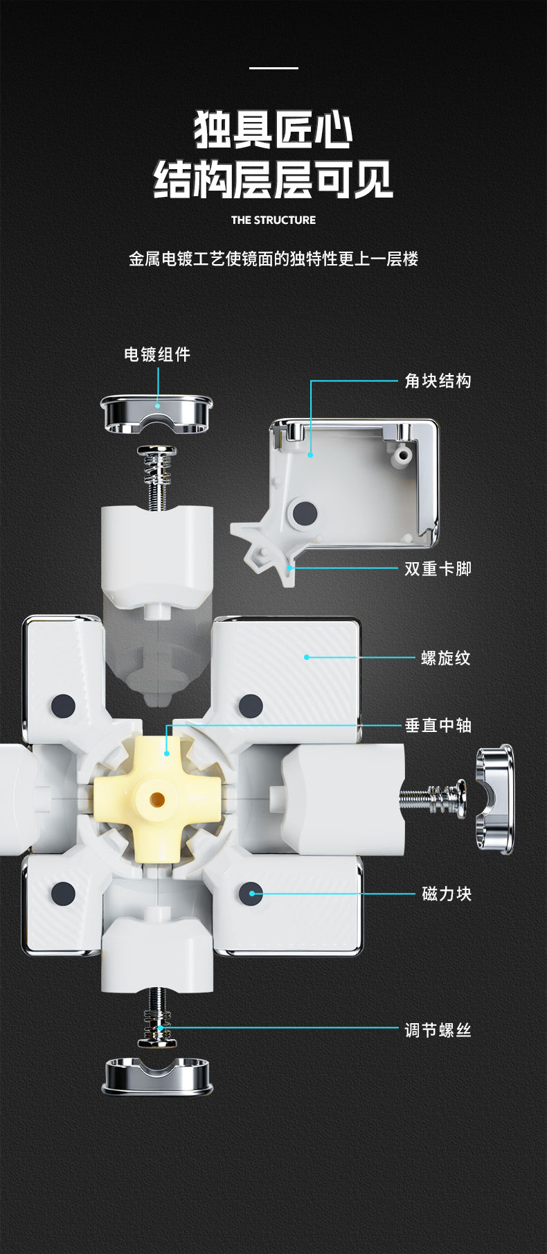 ShengShou 3x3 Mirror Cube (Metallic, Magnetic)
