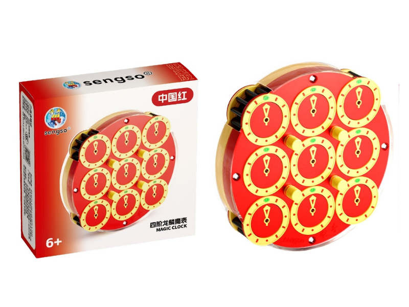 ShengShou Magnetic Clock V2 (Red Limited Edition) - Red