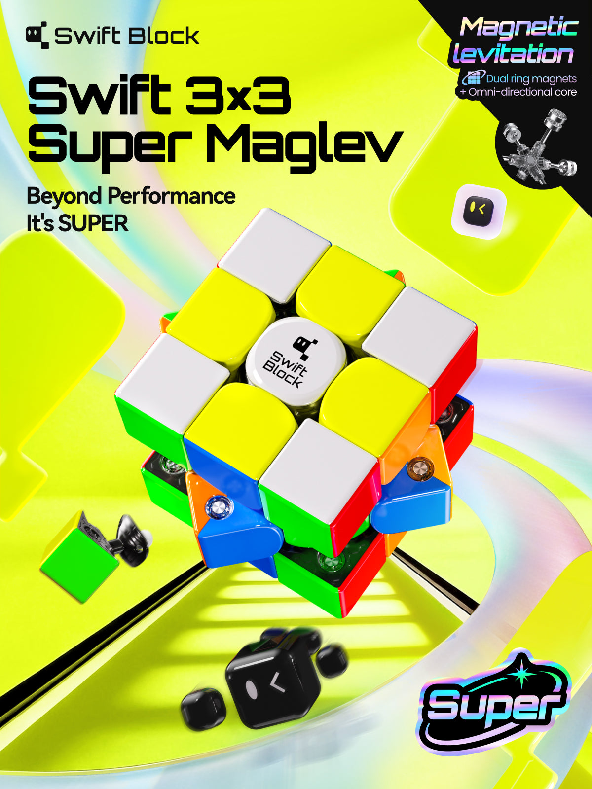 Swift Block Super MagLev UV 3x3