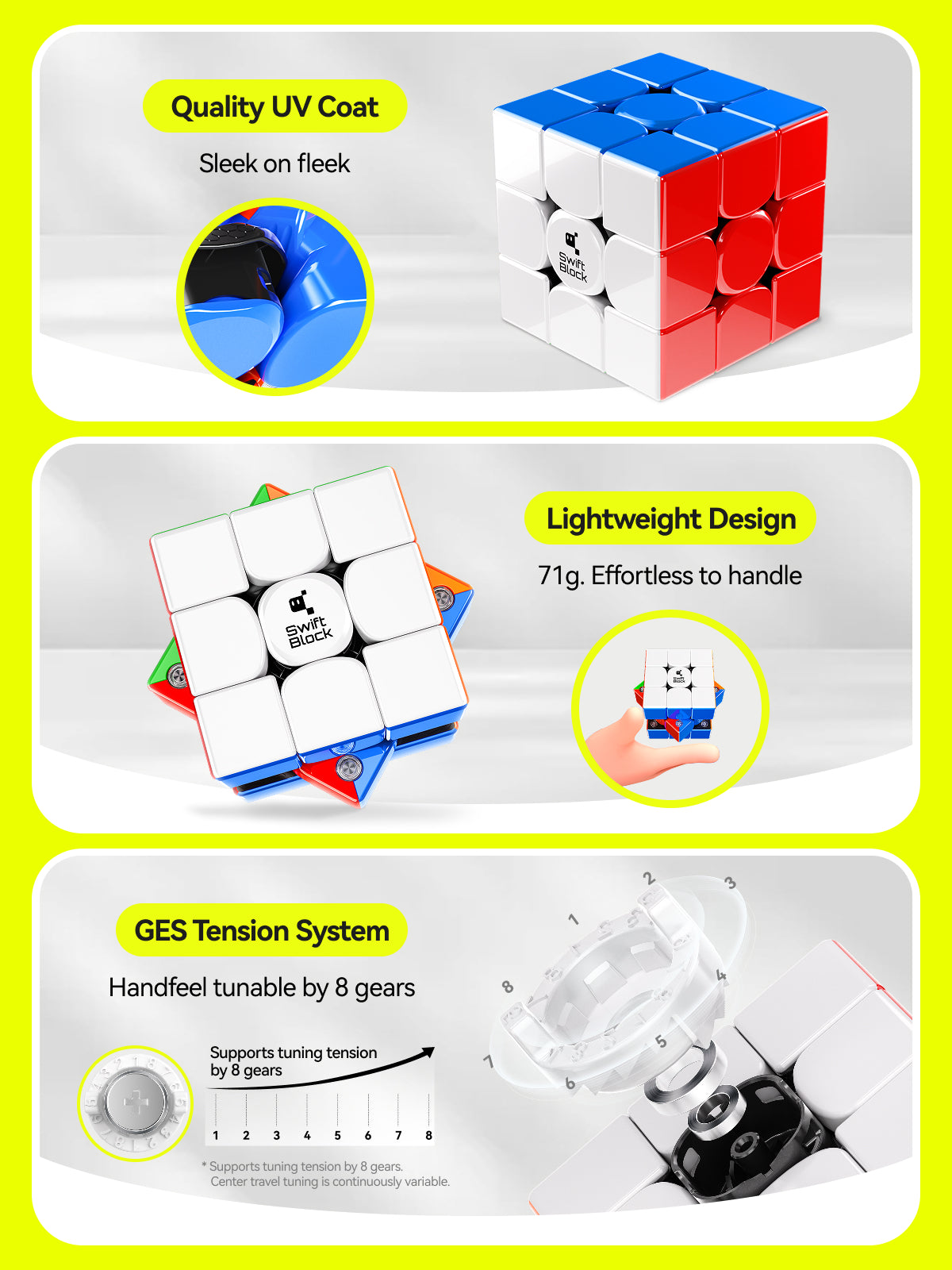 Swift Block Super MagLev UV 3x3