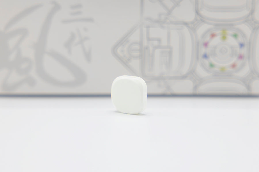 X-Man Tornado V3 Pioneer Blank Center Cap - White