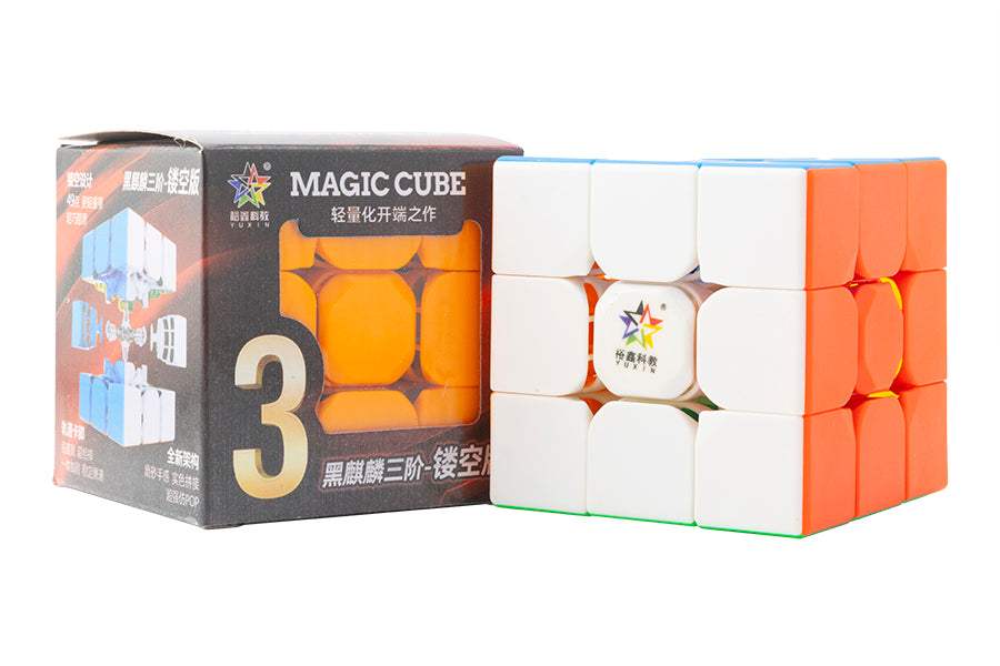 YuXin Black Kirin 3x3 (Cutout) - Stickerless