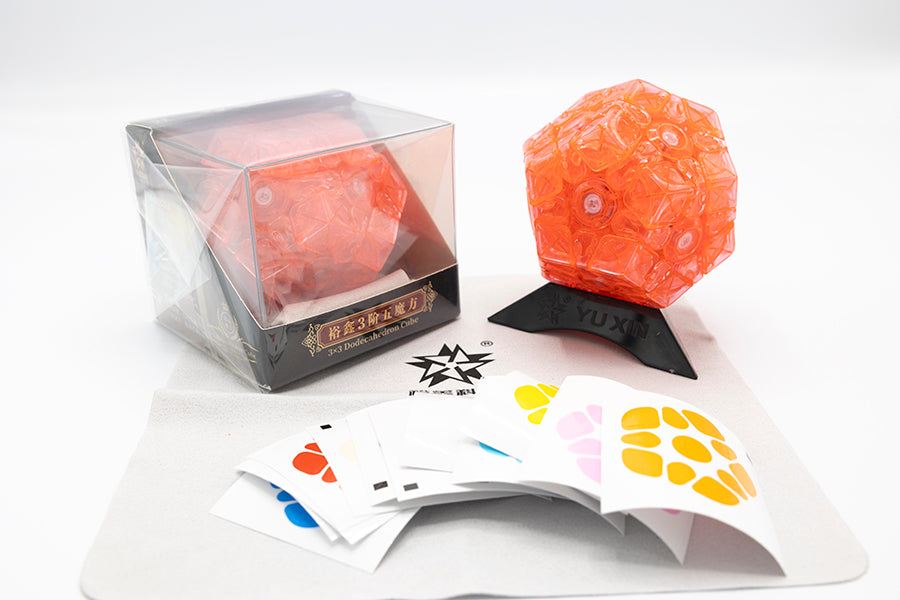 YuXin Little Magic Megaminx (Limited Edition) - Transparent Pink
