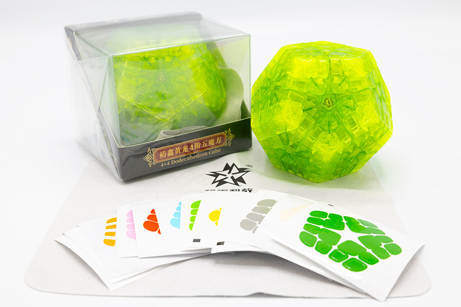 YuXin Master Kilominx (Limited Edition) - Transparent Lime Green