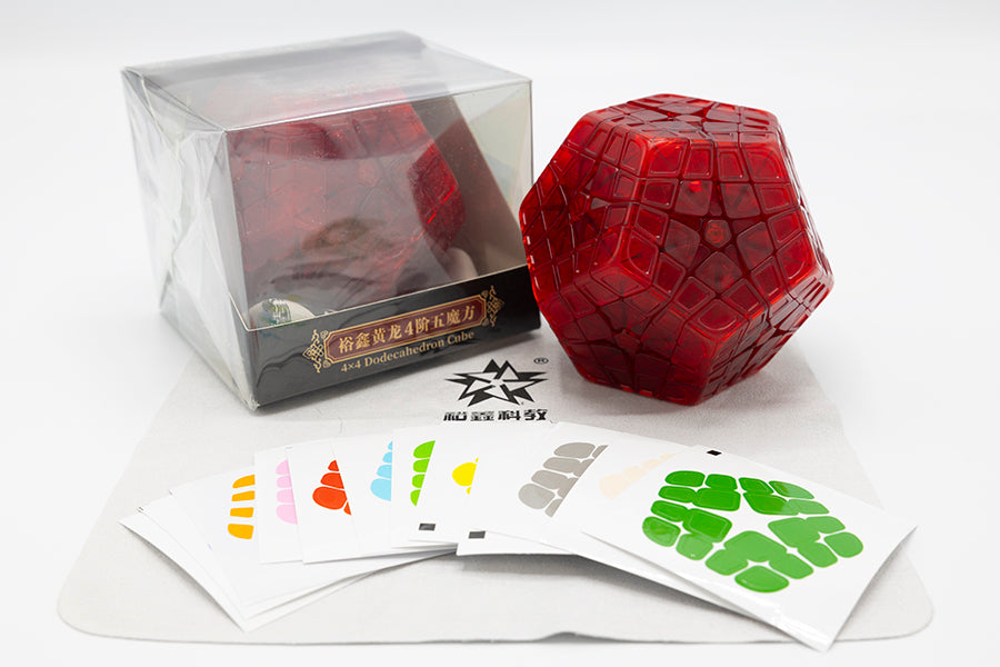 YuXin Master Kilominx (Limited Edition) - Transparent Red