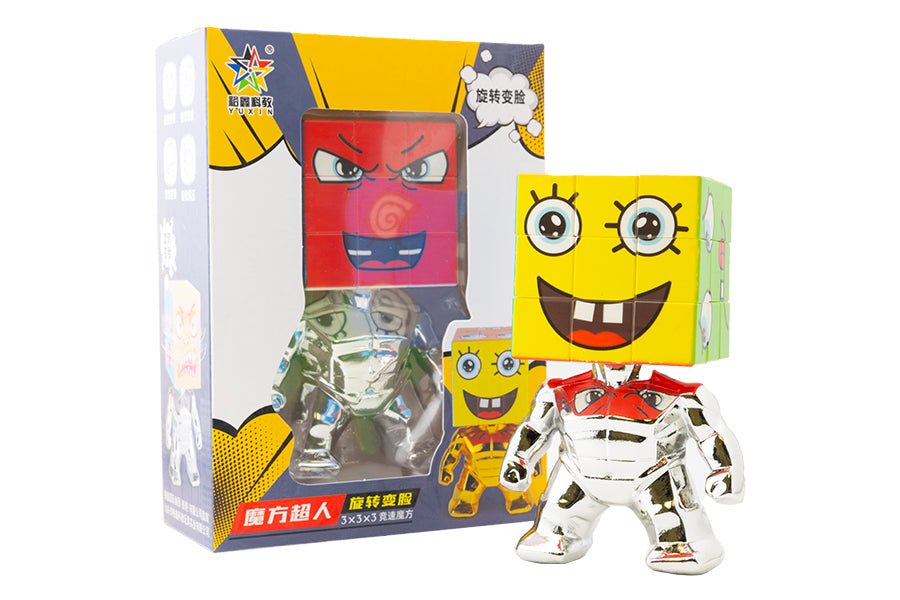 YuXin Super Hero Cube 3x3 (5.6cm) - Silver