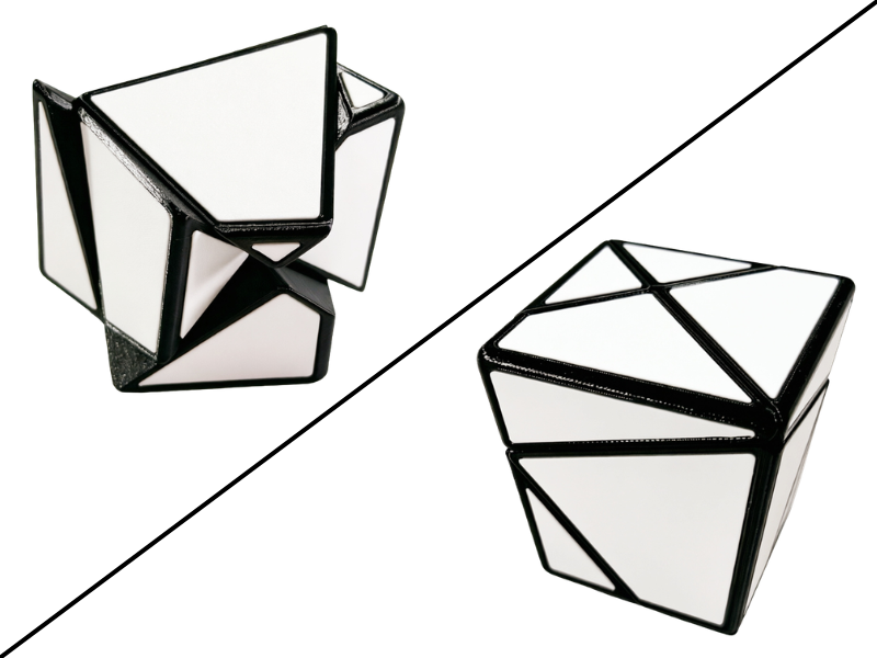 ZePuzzles LevinStone 2x2 - Black (White)