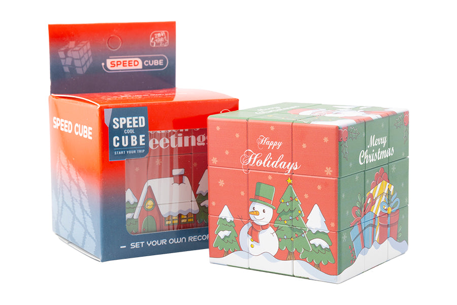 Ziina Christmas Cube 3x3 (Red Version) – TheCubicle
