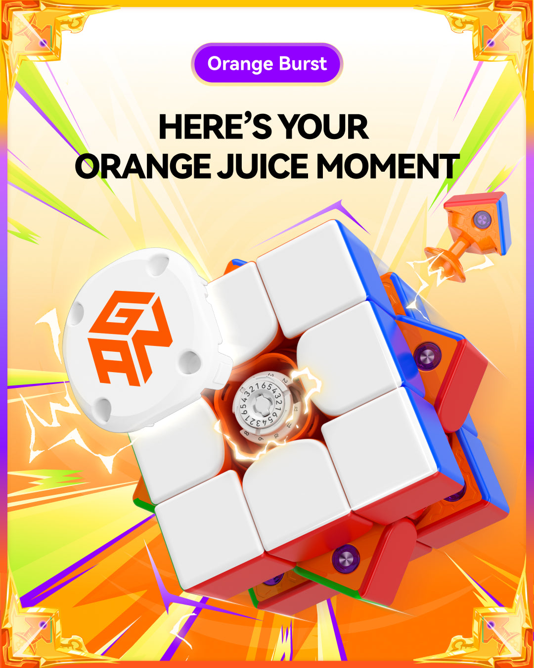 GAN356 i Carry 4 3x3 (Frosted, 2026 Year of the Horse Edition)