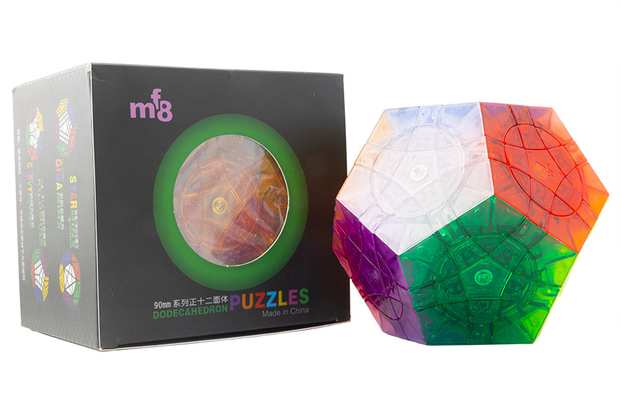 mf8 Crazy Curvy Megaminx (Full-Function) - Transparent Stickerless