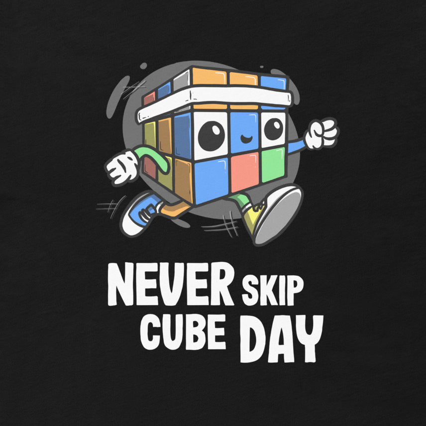 Never Skip Cube Day Youth T-Shirt (Puzzle Pals)