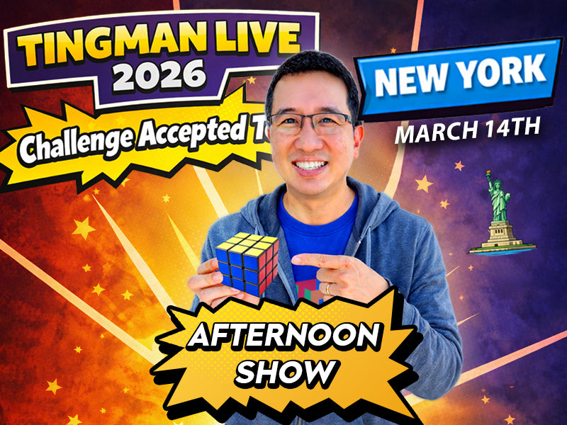 Tingman LIVE: Challenge Accepted (1PM March 14th in New York, NY)