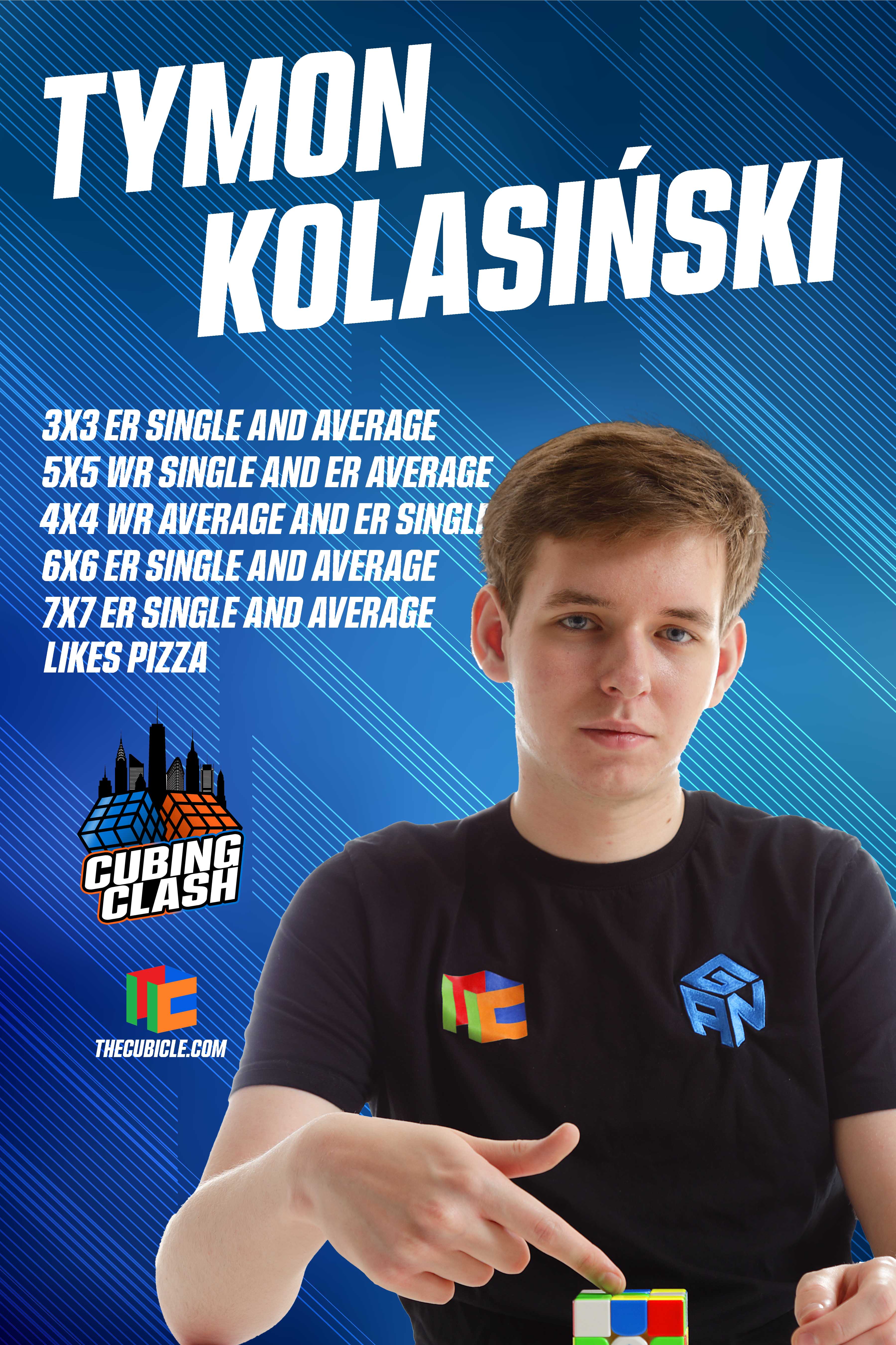 Cubing Clash Poster - Tymon