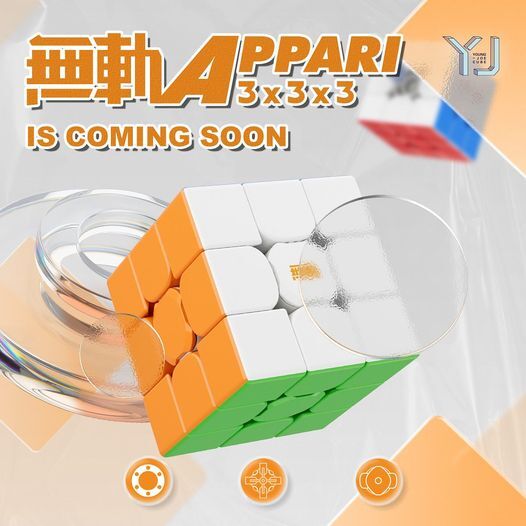 YJ Appari 3x3 (Speed Micro Bearing) - Stickerless