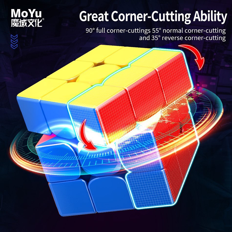 MoYu Super RS3 M 2022 3x3 Ball-Core (Magnetic Core + MagLev)