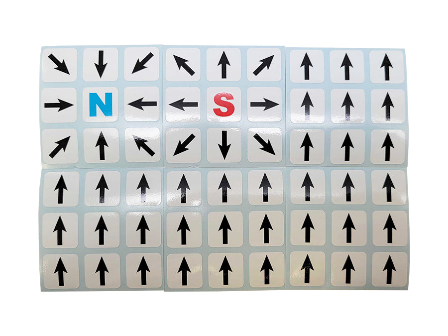 3x3 Polar Cube Sticker Set