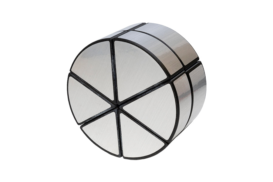 Calvin's Mirror 2-Layer Cheese Puzzle - Black (Silver)