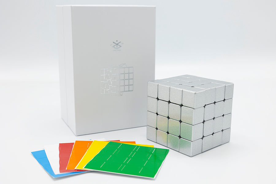 Electroplated Metal Alloy 4x4 - Silver