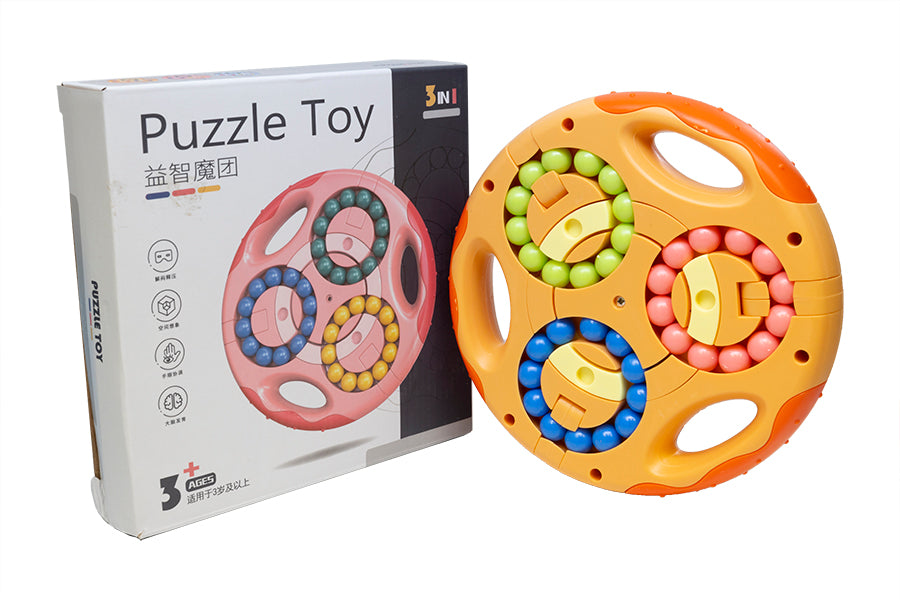 Puzzle Ball Magic Bean Steering Wheel - Orange