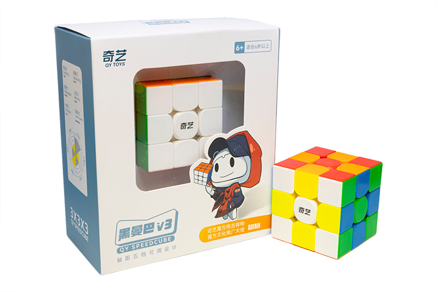 QiYi Black Mamba 3x3 V3 - Stickerless (Bright)