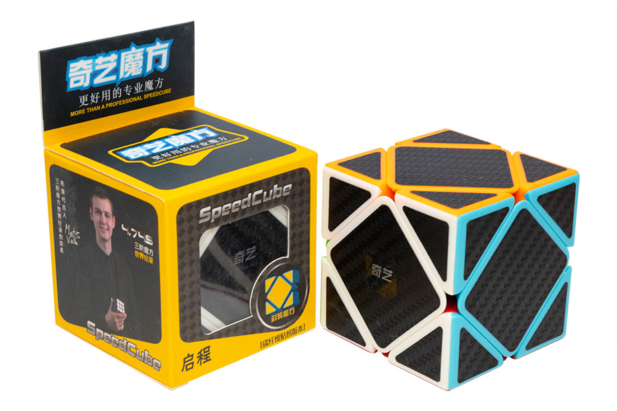 QiYi Carbon Fiber Skewb - Phantom (Stickerless Bright)