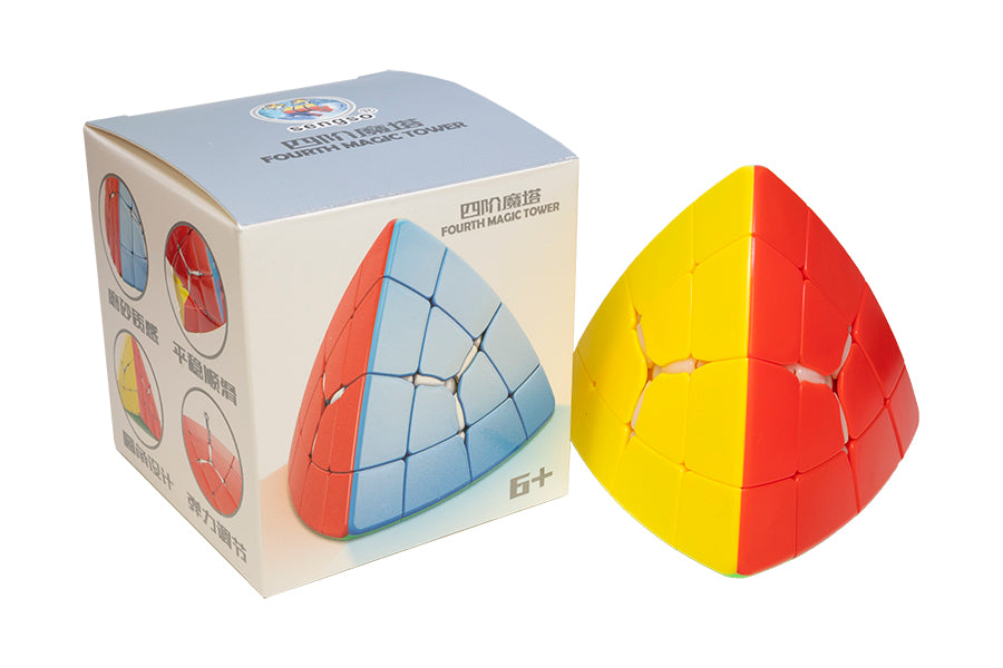 ShengShou 4-Layer Pyramid Tower - Stickerless (Bright)