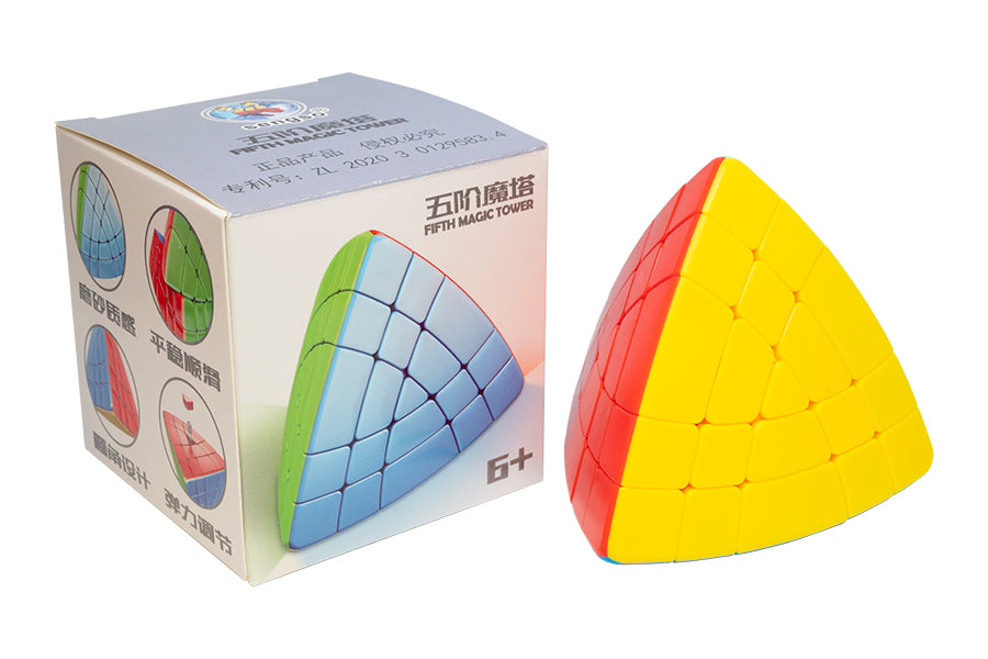 ShengShou 5-Layer Pyramid Tower - Stickerless (Bright)