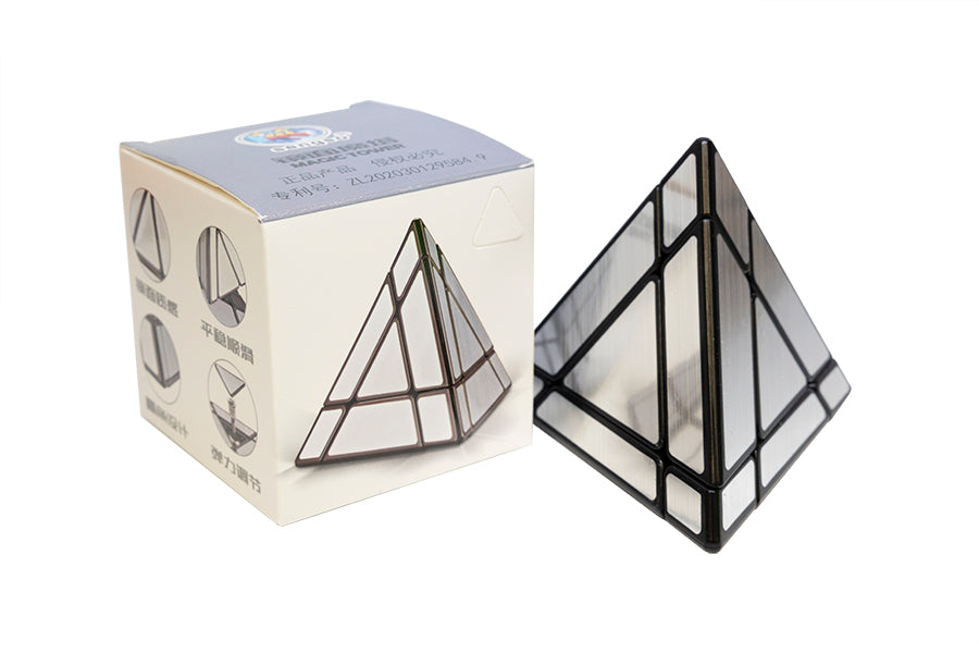ShengShou Mirror Pyramix - Black (Silver)
