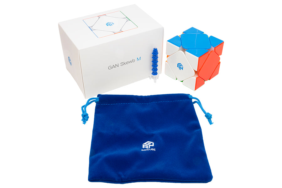 GAN Skewb M Enhanced (UV Coated) - Stickerless (Bright)