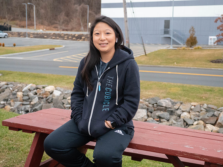 Cubicle Vert Zip Hoodie