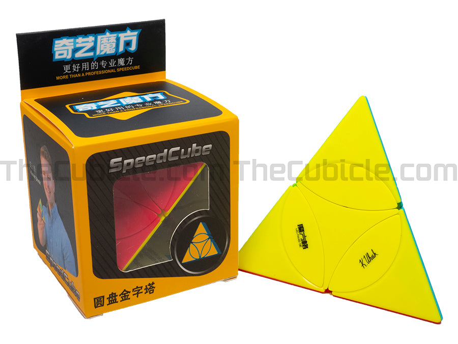 QiYi Coin Pyraminx - Stickerless (Bright)