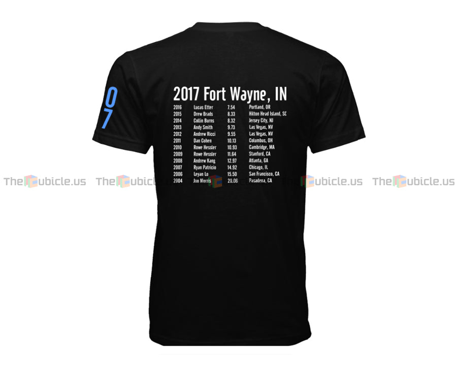 CubingUSA Nationals 2017 Badge T-Shirt