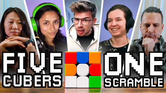 Five Cubers, One Scramble: from beginner to professional