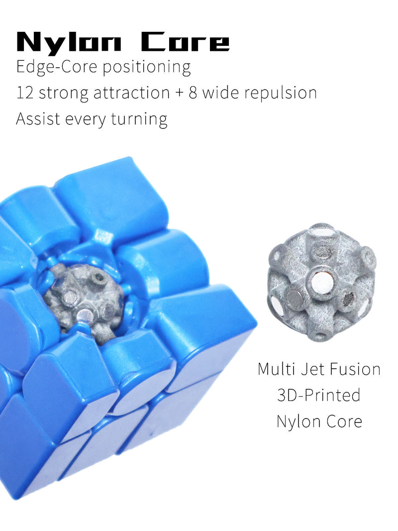 MFJS Mirror Cube 3x3 V2 (20-Magnet Nylon Core Larch Mod)