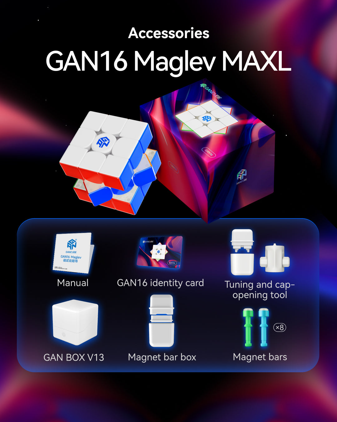 GAN16 MagLev MAXL UV 3x3 [Pre-Order]