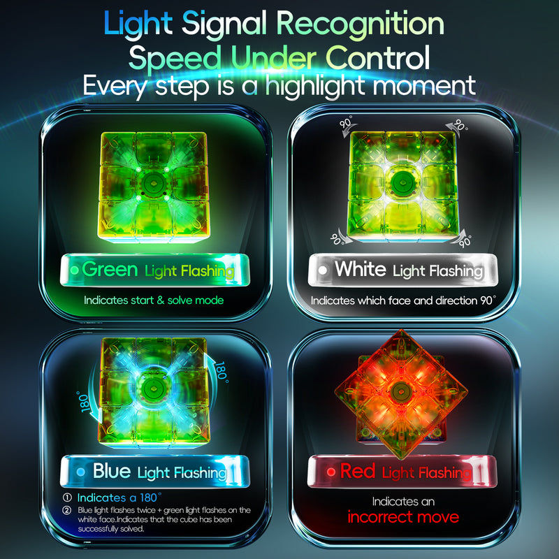 MoYu WeiLong V11 AI 3x3 (Smart Cube, Guided Recovery Edition)