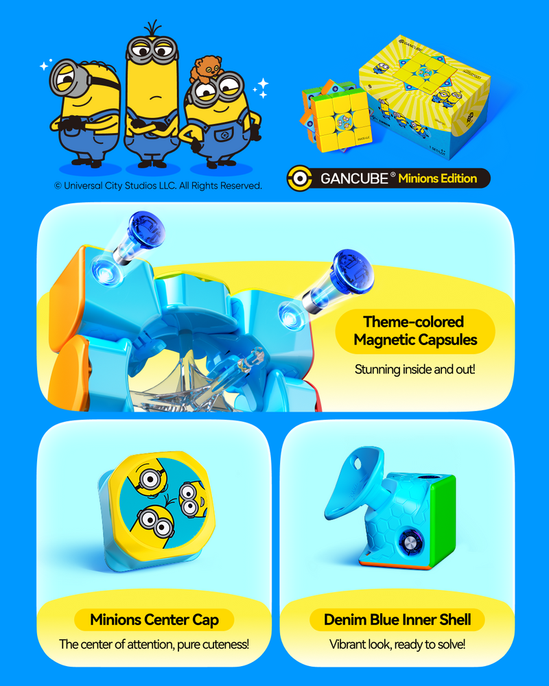 GAN356 ME 3x3 (Minions Edition, Frosted)
