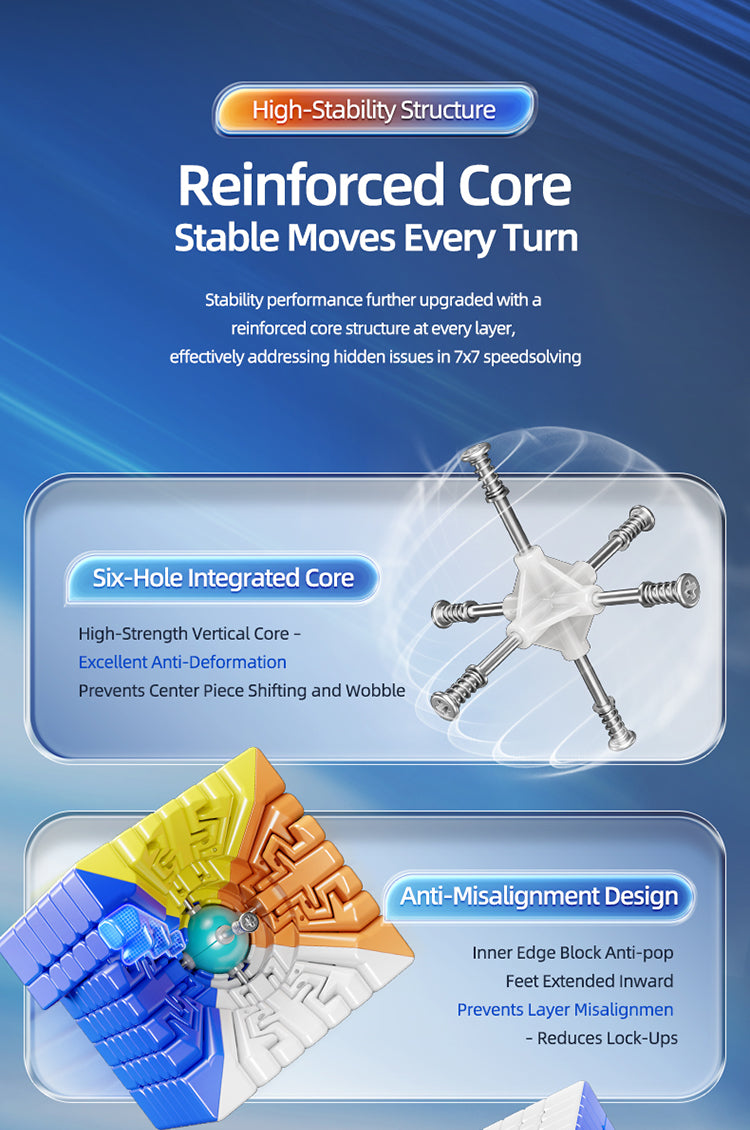 MoYu AoFu V5 7x7 (Magnetic + Triple-Track)