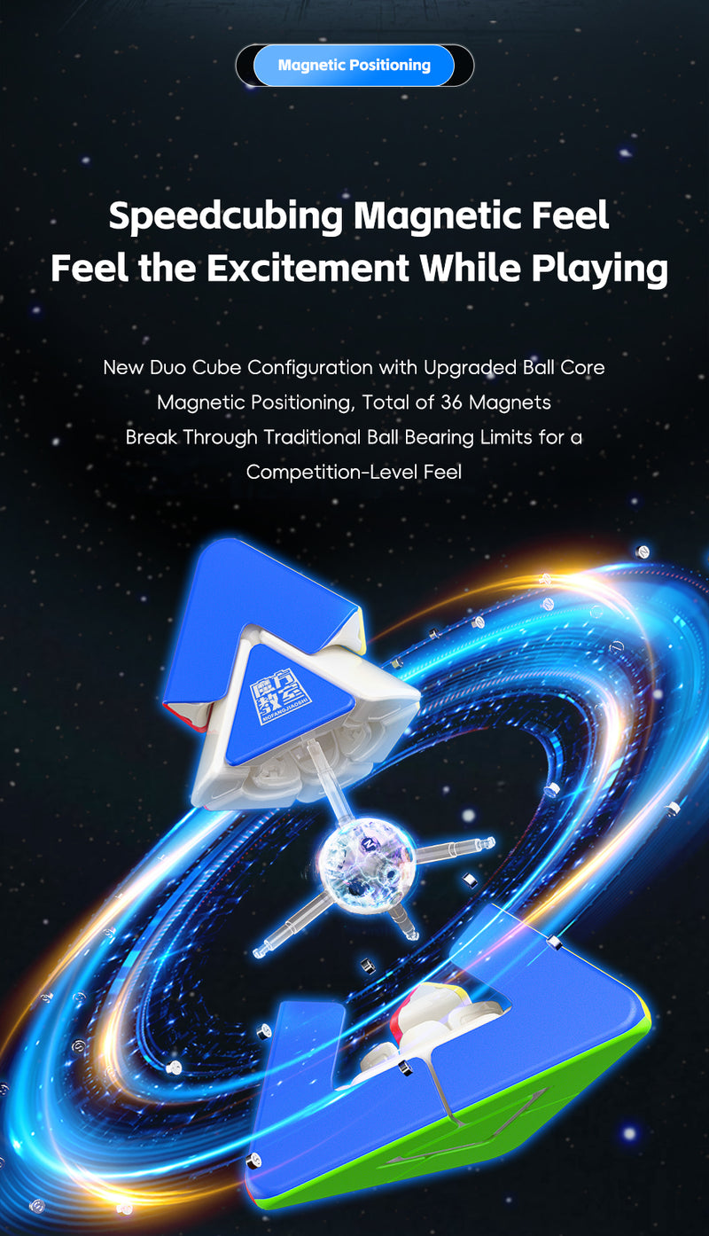 MFJS MeiLong Pyraminx Duo (Magnetic + Ball-Core)