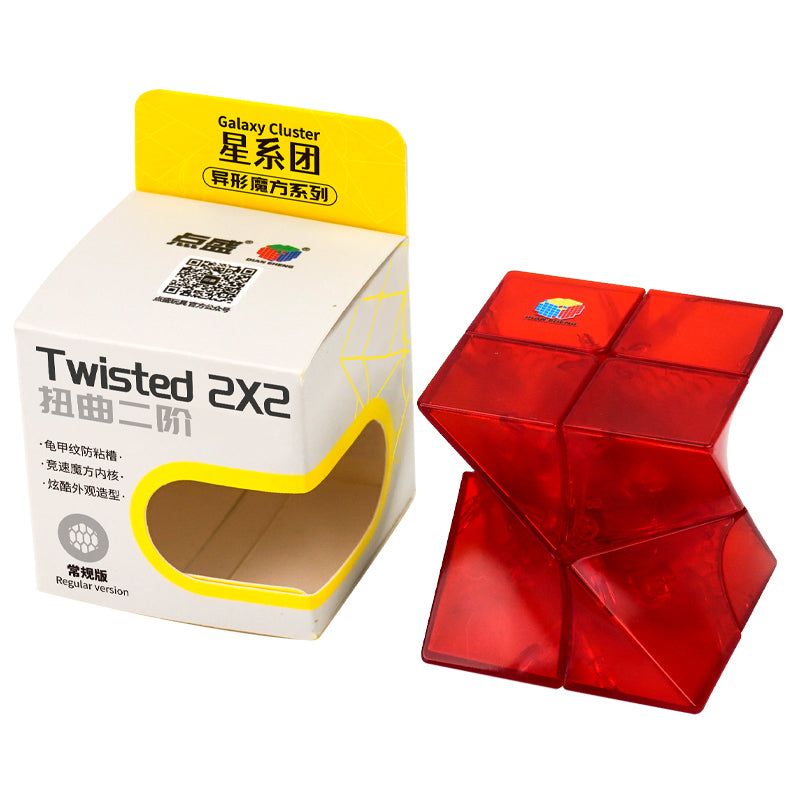 DianSheng Twist 2x2 (Transparent) - Transparent Red