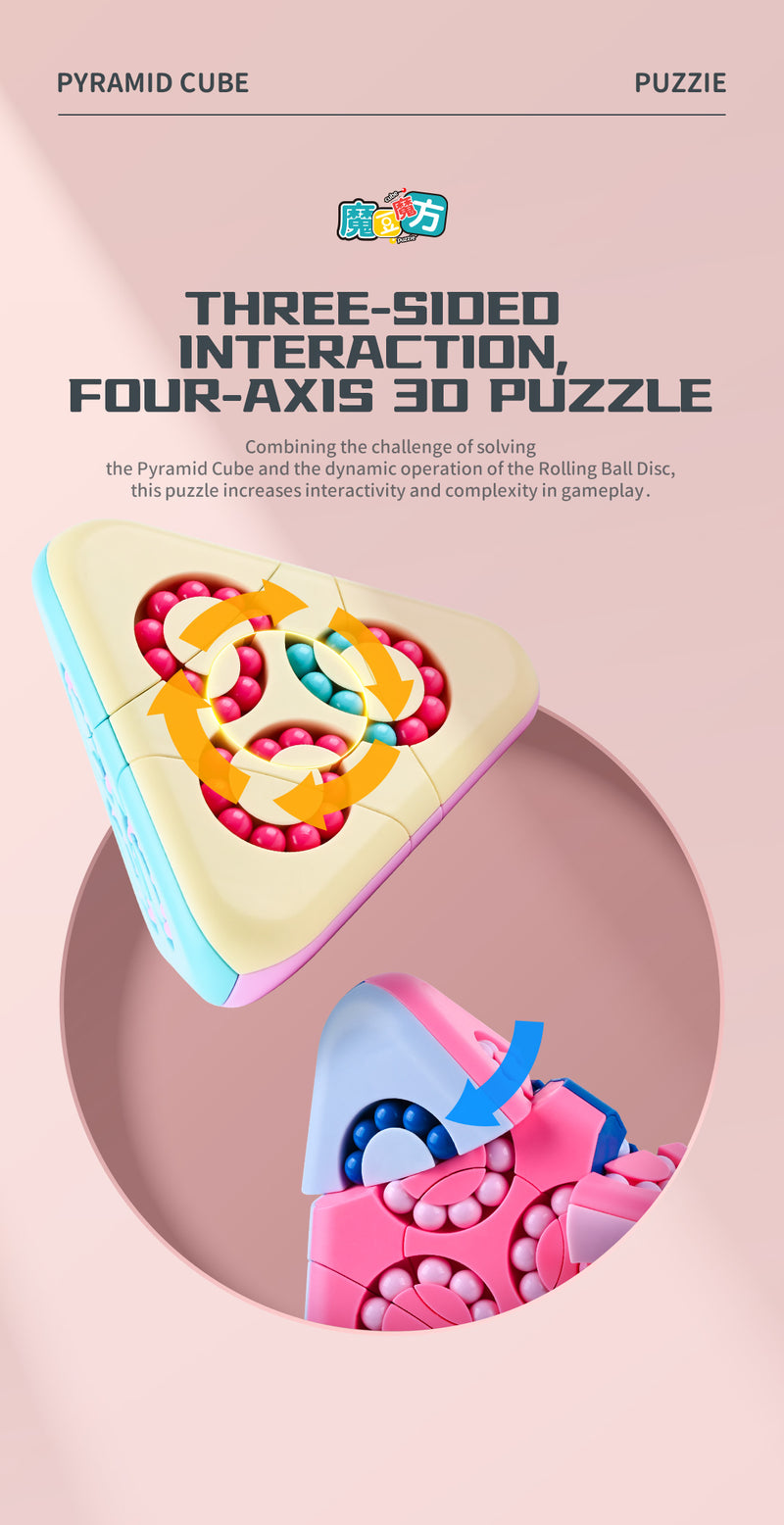 Puzzle Ball Magic Bean Pyramid
