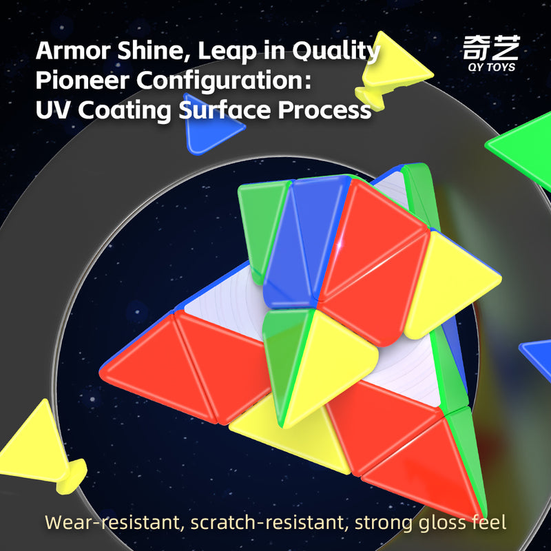 QiYi M Pro Pyraminx (Pioneer UV)